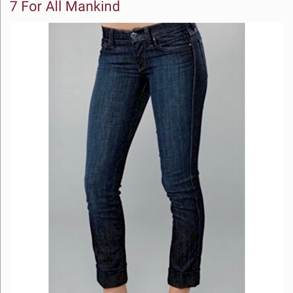 7 for all mankind Edie Flood jeans with cuff